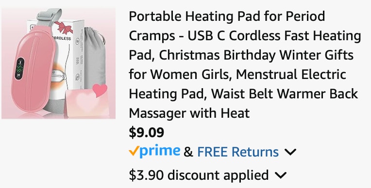 MAGIEREVE Portable heating pad