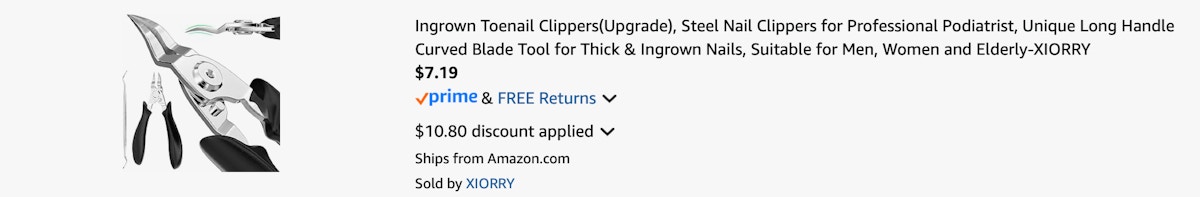 Amazon Ingrown Toenail Clippers 2025 2