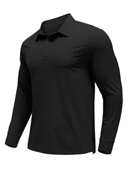 Men's Long Sleeve Polo Shirt