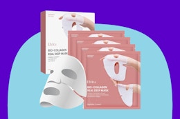 Elvira Bio-Collagen Face Mask 4-Pack, as Low as $7 on Amazon card image