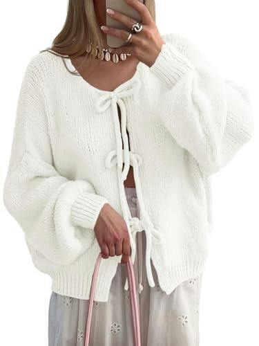 Women's Tie Front Cardigan