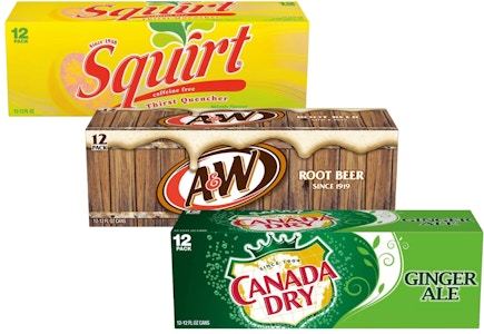 6 7UP Brand Soda 12-Packs