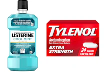 3 Listerine + 2 Tylenol Products