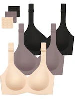 Jelly Wireless Bras 3-Pack