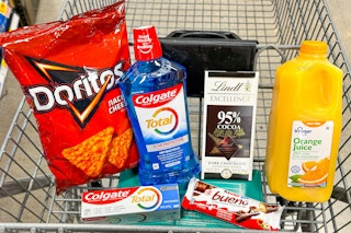 freebies moneymakers groceries in shopping cart