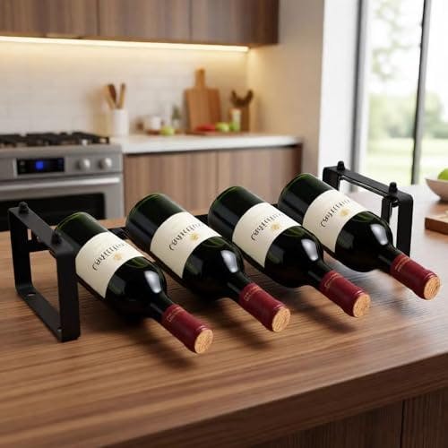 Stackable 4-Bottle Wine Rack