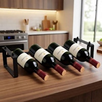 Stackable 4-Bottle Wine Rack