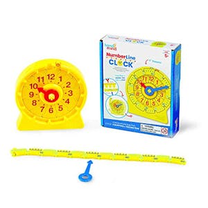 Learning Resources Number Line Clock
