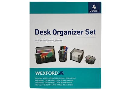 Wexford Desk Organizer Set