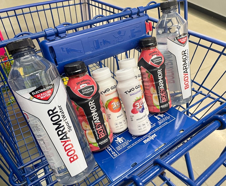 meijer shopping haul image 2 items in cart