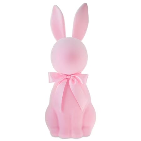 Flocked Bunny Tabletop Decoration