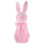 Flocked Bunny Tabletop Decoration