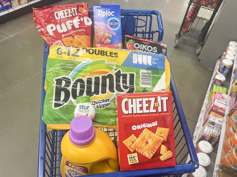 meijer shopping haul image 2 items in cart
