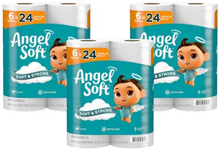 3 Angel Soft Toilet Paper Packs