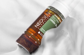 a pump bottle of cleanser 