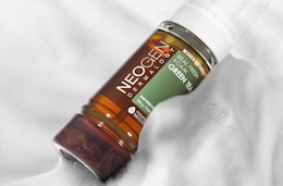 a pump bottle of cleanser