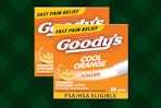 a pack of orange-flavored Goody's Headache Powder