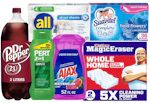 3 Grocery + 6 Household Items