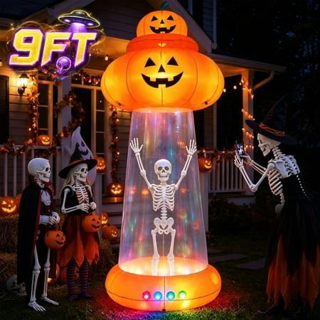 Halloween Pumpkin UFO Inflatable