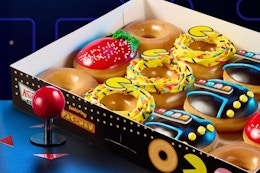 Get Krispy Kreme Pac-Man Collection Doughnuts for as Low as $1.67 Each card image