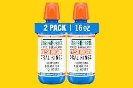 TheraBreath Mouthwash 2-Pack, as Low as $9.20 on Amazon card image