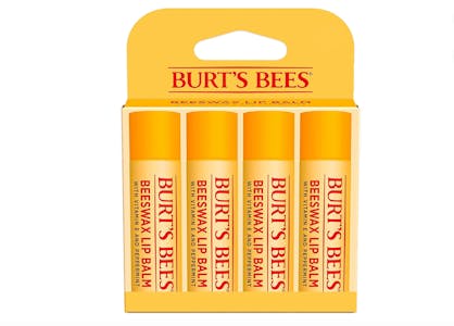 Burt's Bees Lip Balm 4-Pack