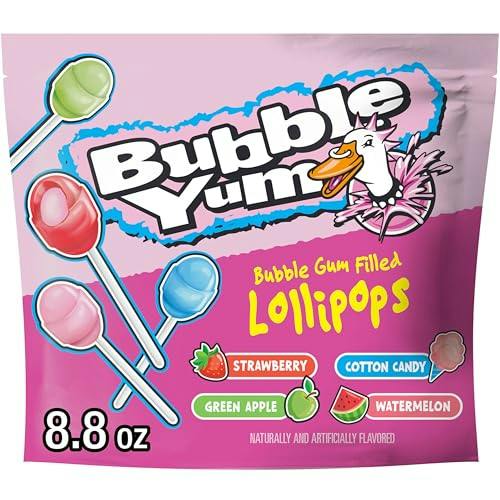 Bubble Yum Bubble Gum Lollipops