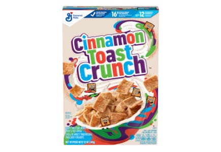 5 General Mills Cereal Boxes