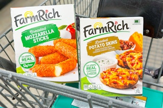 farm rich appetizers in shopping cart