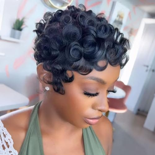 Pixie Cut Human Hair Wig