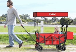 walmart collapsible wagon utility cart