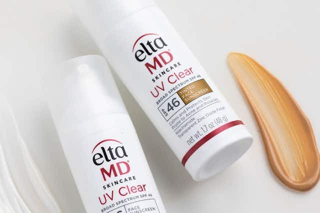 Rare Coupons on EltaMD Face Sunscreen — Pay as Low as $30 on Amazon card image