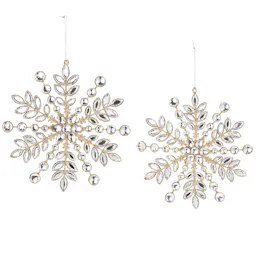 Jeweled Snowflake Ornament