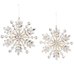Jeweled Snowflake Ornament