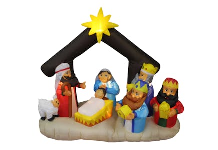 Holiday Isle Nativity Inflatable