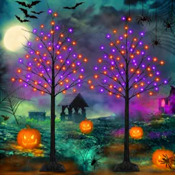 SANJICHA Halloween Tree 2-Pack