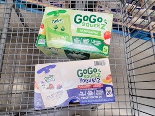 gogo squeez yogurt & applesauce pouches