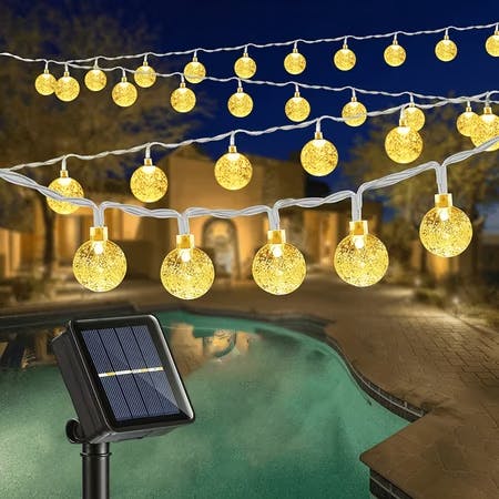 Solar Outdoor String Lights