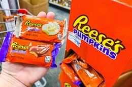 $0.90 Reese's Pumpkins Candy at CVS  card image