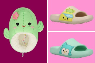 Squishmallow slipper and slide sandals for kids