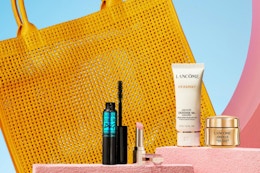 a lancome beauty set at HSN