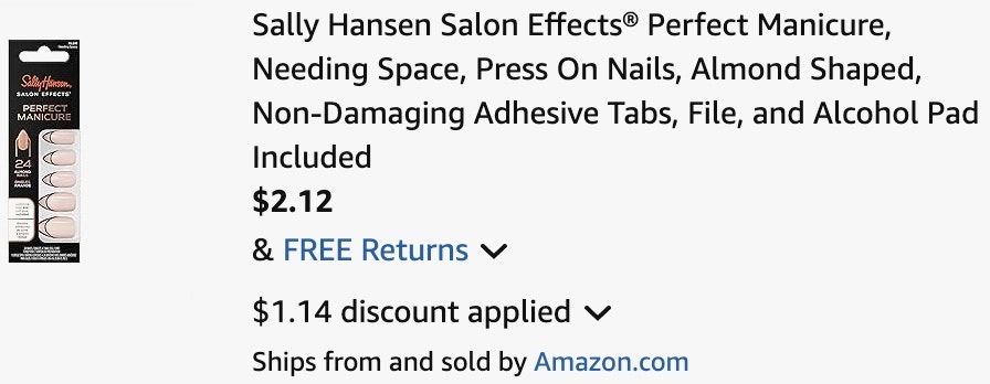 amazon-sally-hansen-press-ons-cart