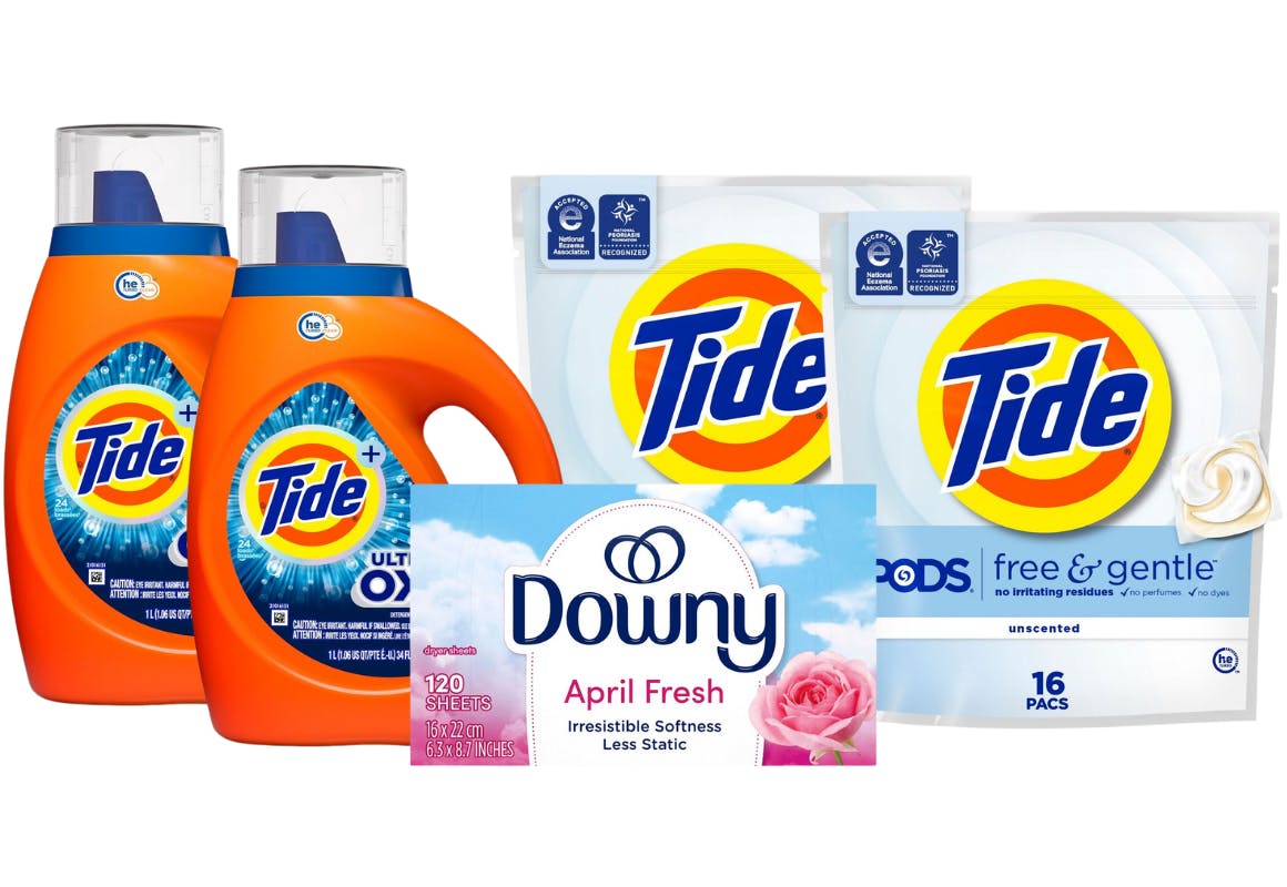 5 P&G Laundry Products