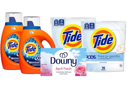 5 P&G Laundry Products