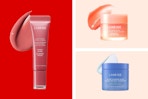 Laneige products in a collage 