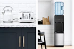 Appliances on sale at Target (tea kettle, toaster and water dispenser)