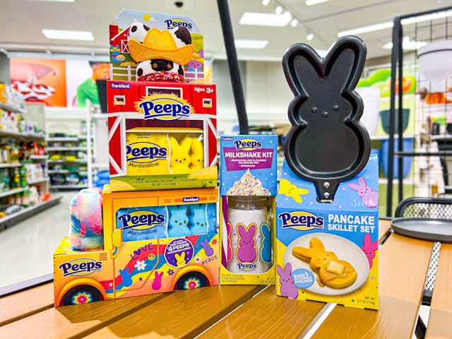 New Peeps Items at Target and Walmart: $4 Stuffies, $8 Gift Sets, and More card image