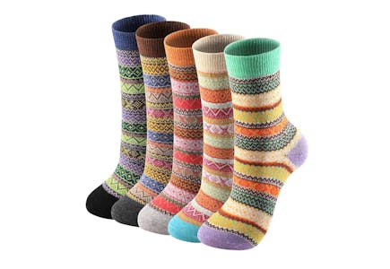 Wool Socks 5-Pack