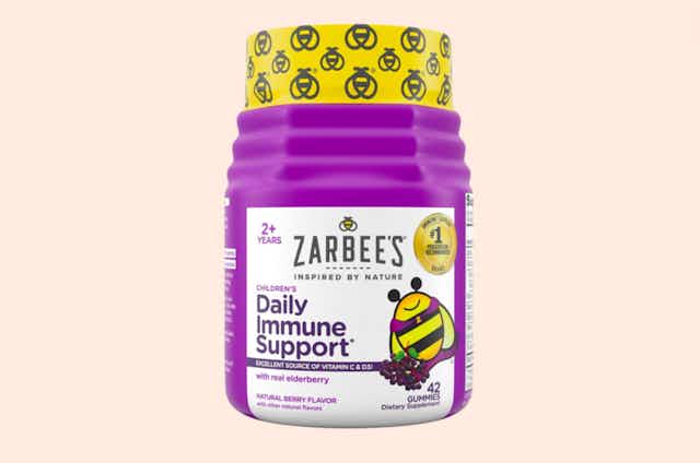 Zarbee's Elderberry Gummies, as Low as $5.51 on Amazon card image