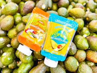 two avofresco guac pouches on avocados at walmart